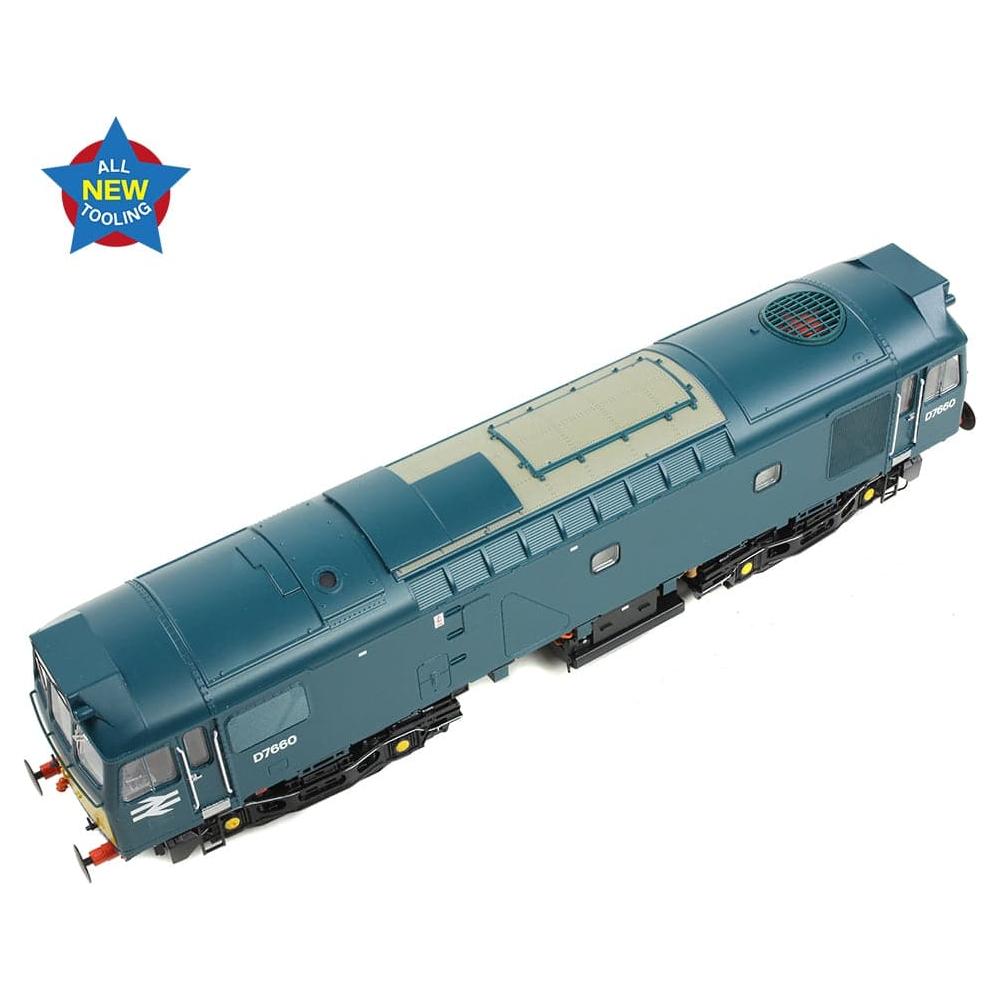 BRANCHLINE Class 25/3 D7660 BR Blue (Small Yellow Panels)