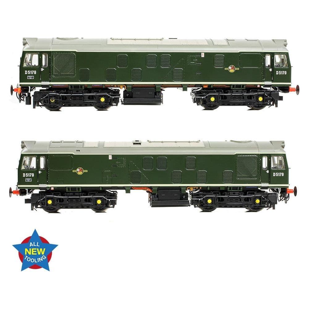 BRANCHLINE Class 25/1 D5179 BR Green (Small Yellow Panels)