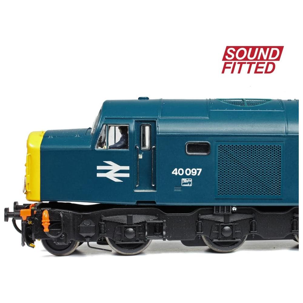 BRANCHLINE OO Class 40 Disc Headcode 40097 BR Blue DCC Sound Fitted