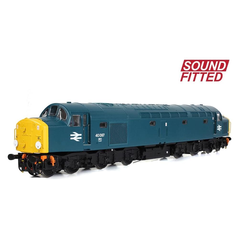 BRANCHLINE OO Class 40 Disc Headcode 40097 BR Blue DCC Sound Fitted