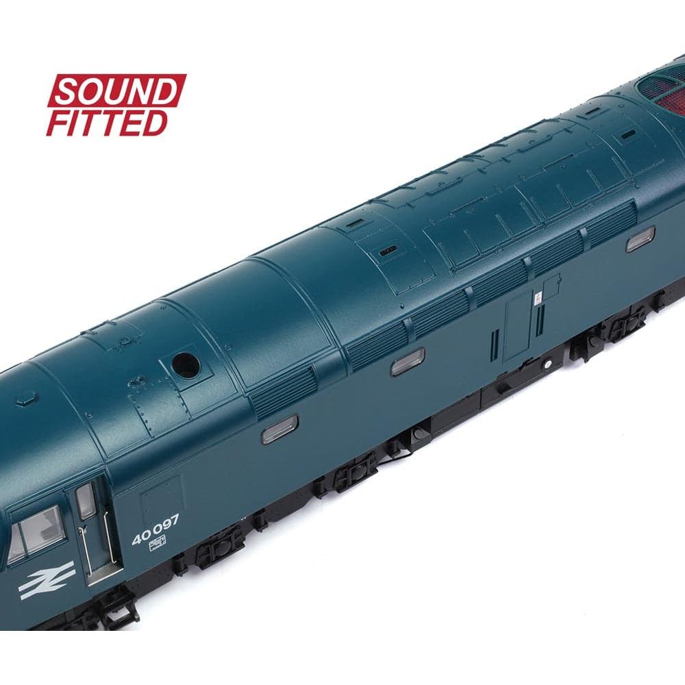 BRANCHLINE OO Class 40 Disc Headcode 40097 BR Blue DCC Sound Fitted