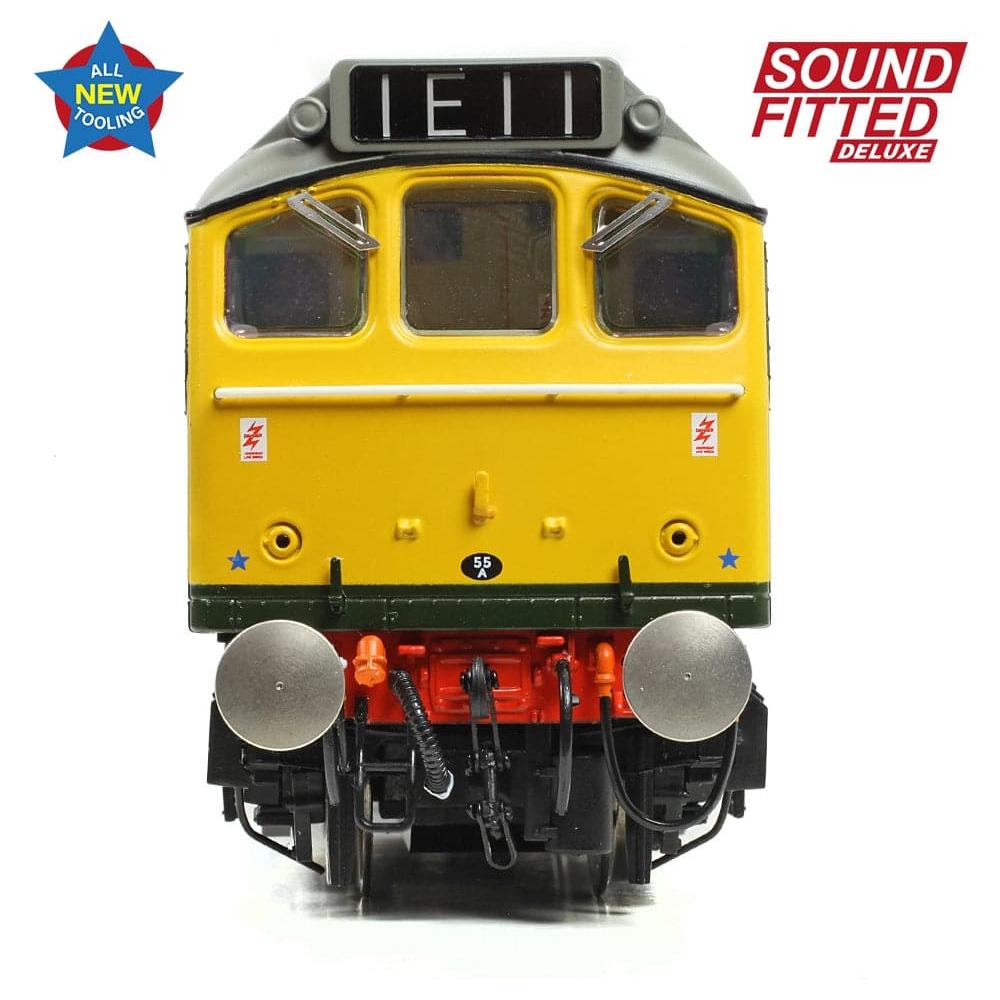 BRANCHLINE OO Class 25/3 D7672 'Tamworth Castle' BR Two-Tone Green (Full Yell. Ends)