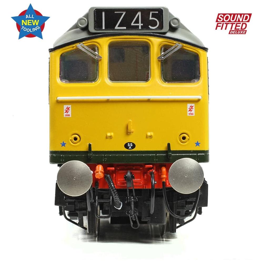 BRANCHLINE OO Class 25/3 D7672 'Tamworth Castle' BR Two-Tone Green (Full Yell. Ends)