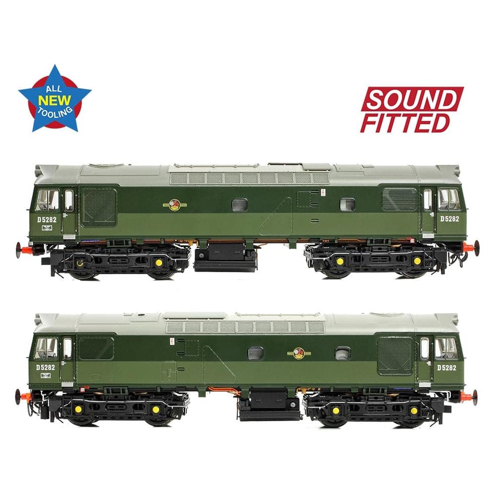 BRANCHLINE Class 25/2 D5282 BR Two-Tone Green (Small Yellow Panels)