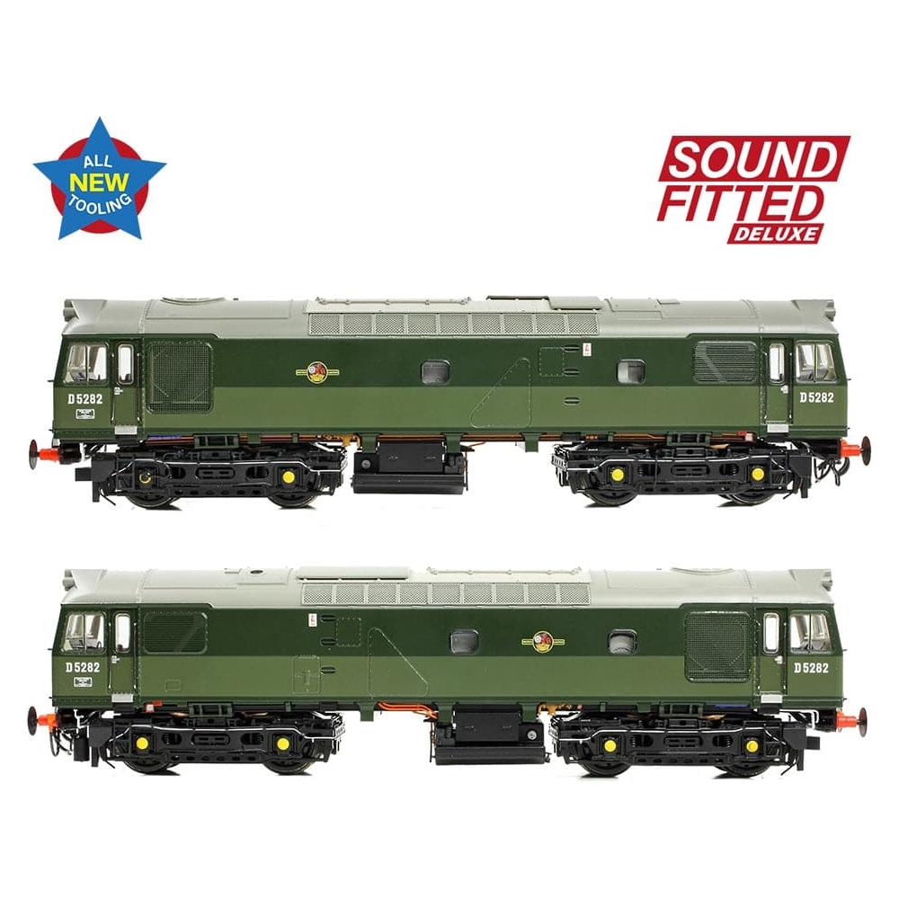 BRANCHLINE Class 25/2 D5282 BR Two-Tone Green (Small Yellow Panels) Â