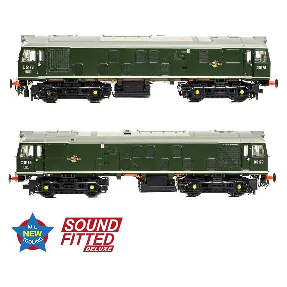 BRANCHLINE Class 25/1 D5179 BR Green (Small Yellow Panels)