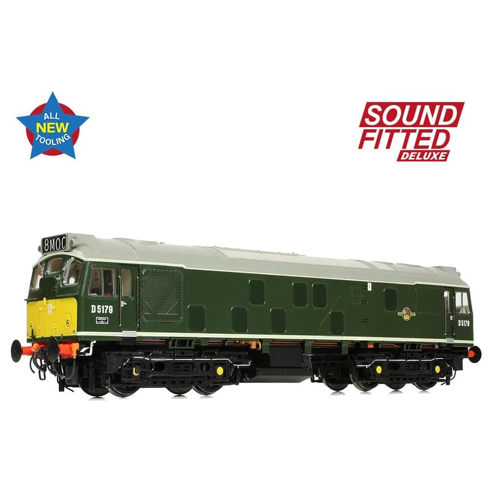 BRANCHLINE Class 25/1 D5179 BR Green (Small Yellow Panels)