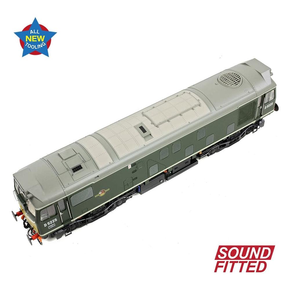 BRANCHLINE Class 25/1 D5225 BR Green (Small Yellow Panels)