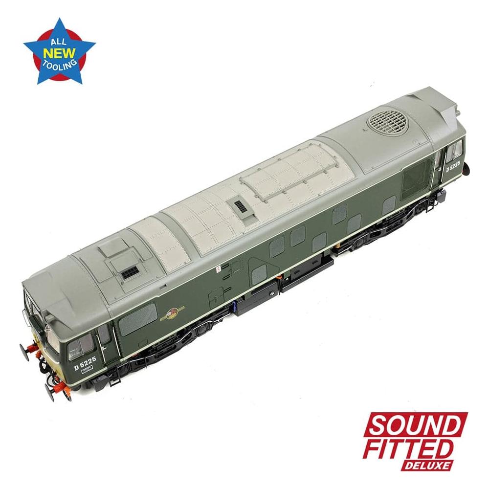 BRANCHLINE Class 25/1 D5225 BR Green (Small Yellow Panels)