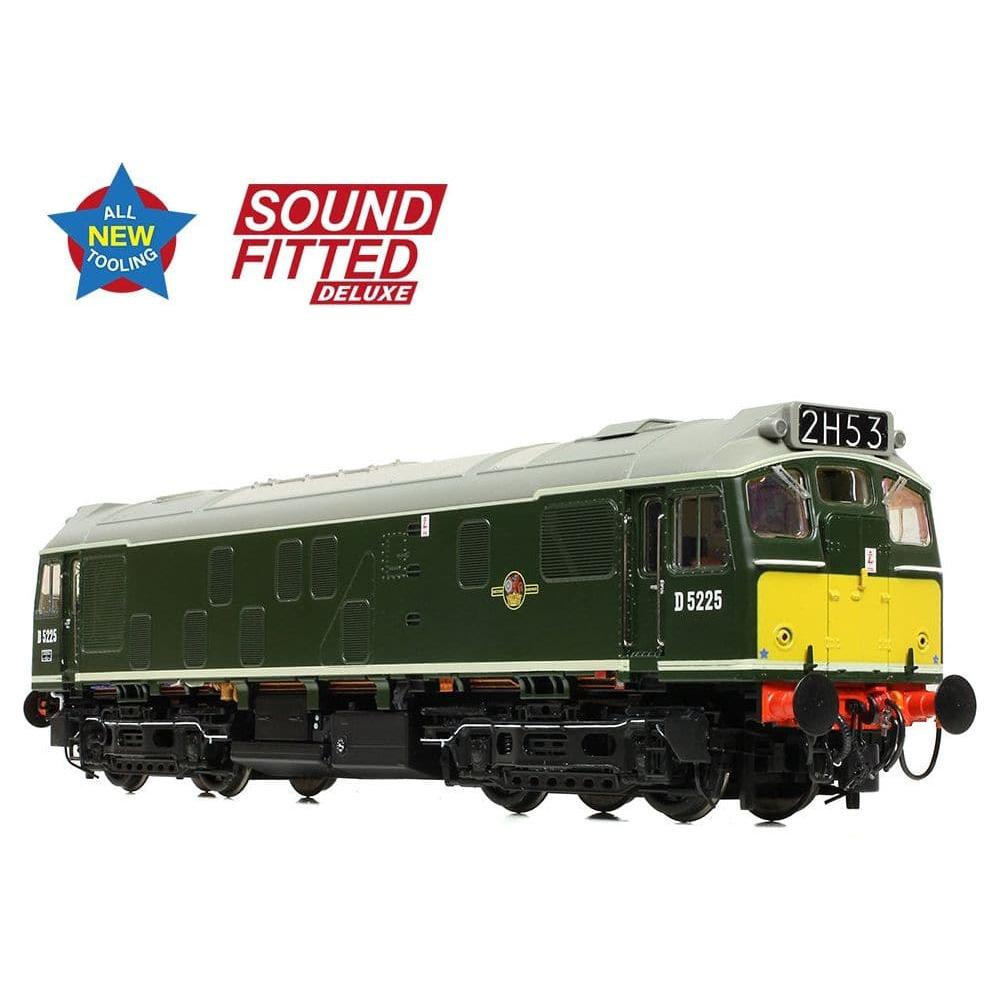 BRANCHLINE Class 25/1 D5225 BR Green (Small Yellow Panels)