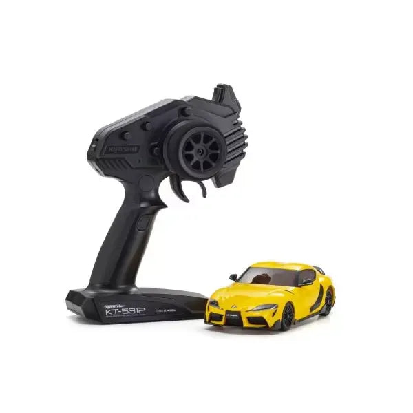 KYOSHO Mini-Z Toyota GR Supra TRD Aero Lightning Yellow RWD MR-04 Readyset