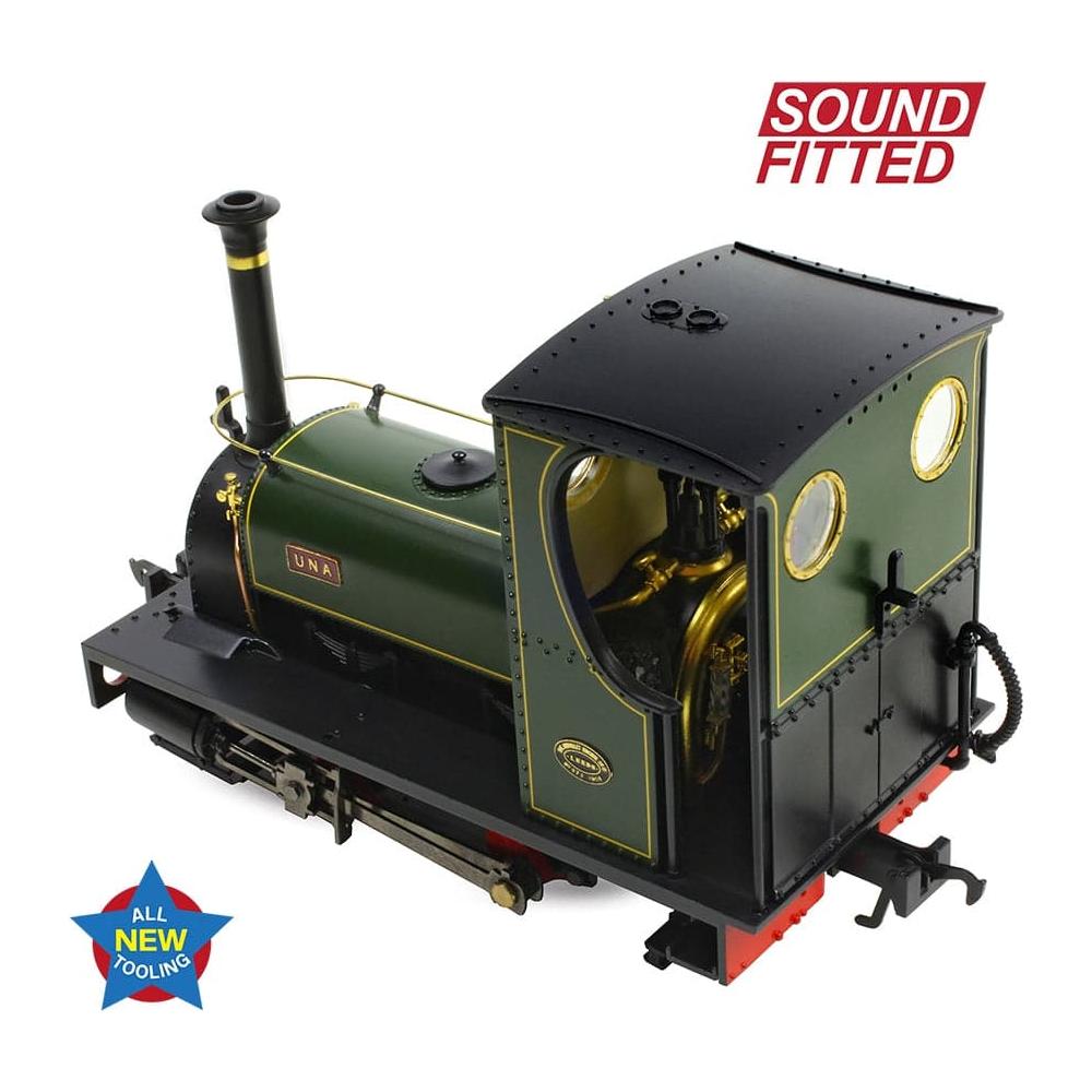 BACHMANN NARROW GAUGE NG7 Quarry Hunslet 0-4-0ST 'Una' Lined Green