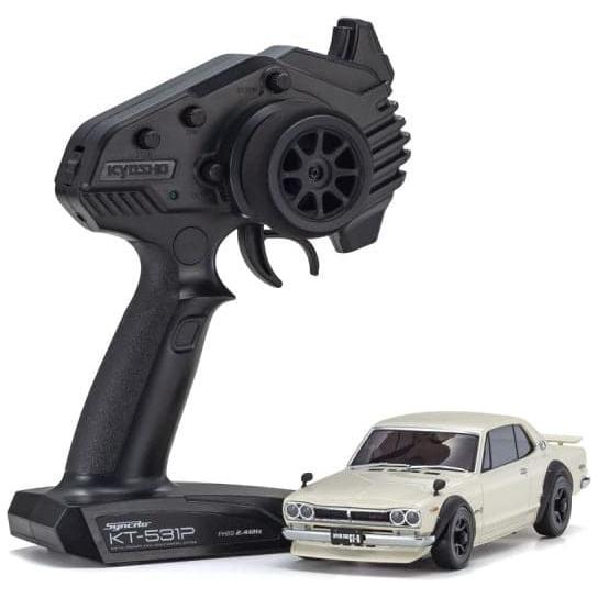 KYOSHO Mini-Z AWD MA-020 Readyset Nissan Skyline 2000GT-R KPGC10 White