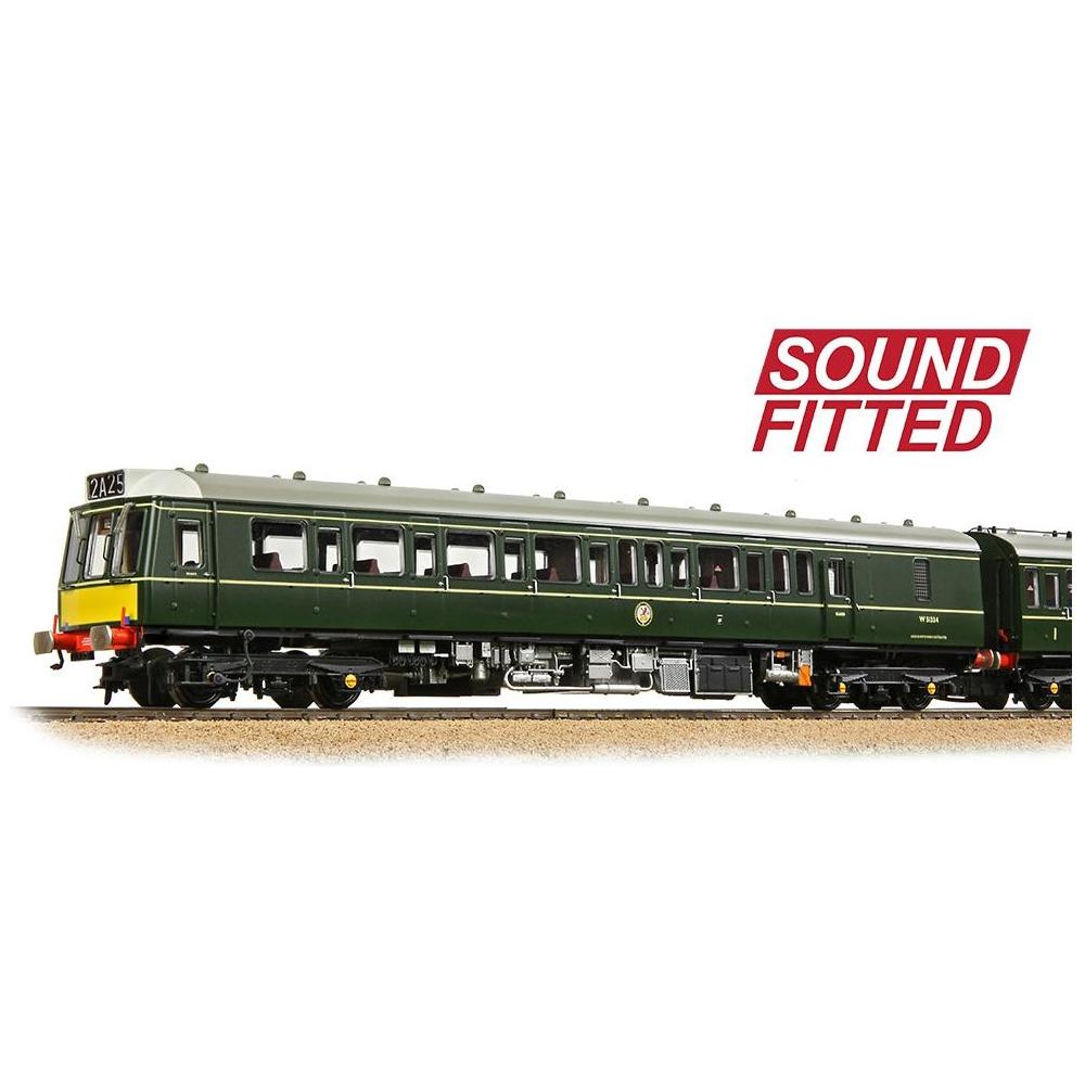 BRANCHLINE Class 117 3-Car DMU R334 BR Green (Small Yellow Panels)