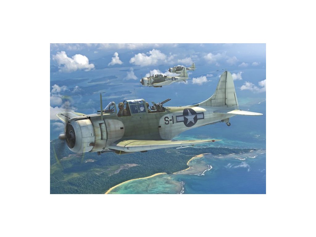 ASK 1/144 SBD-5 Dauntless "Atlantic Theatre" Plastic Injection Kit