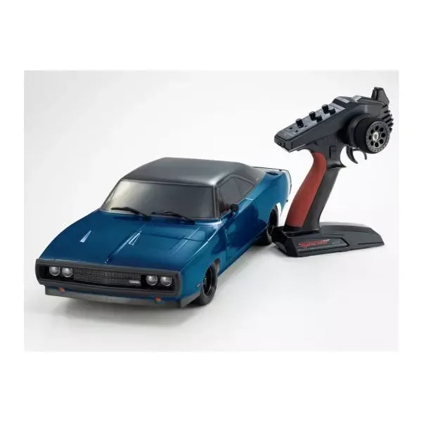 KYOSHO 1/10 Fazer Mk2 1970 Dodge Charger Tuned Ver. Blue 4WD Electric RC Car