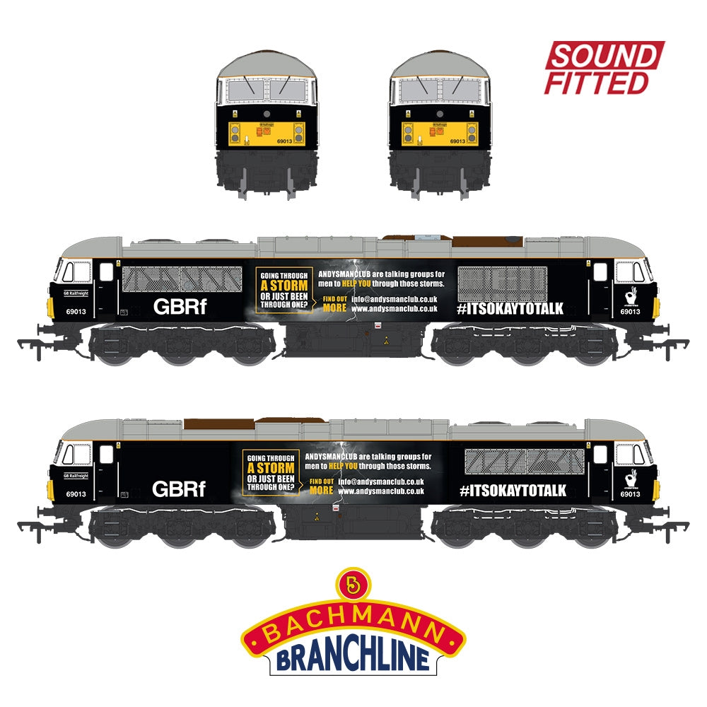 Class 69 69013 Andy's Man Club GBRf Black Sound Fitted