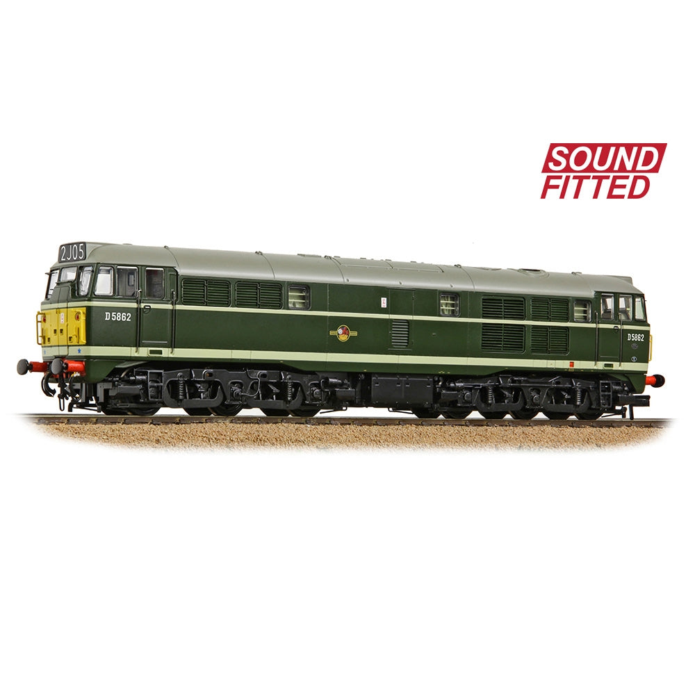 Class 30 D5862 BR Green (Small Yellow Panels) Sound Fitted