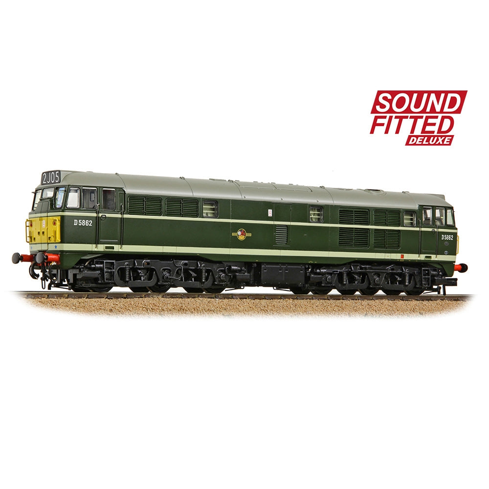 Class 30 D5862 BR Green (Small Yellow Panels) Sound Fitted Deluxe