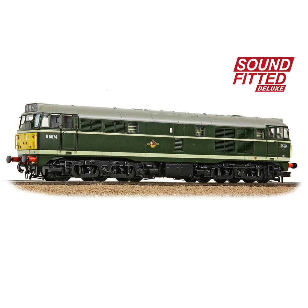 Class 30 D5574 BR Green (Small Yellow Panels) Sound Fitted Deluxe