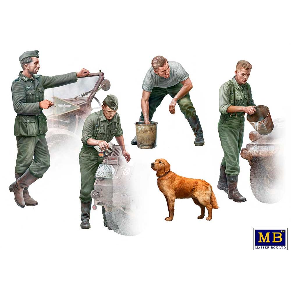 MASTER BOX Schnelle Truppen. German Drivers, WW II Era