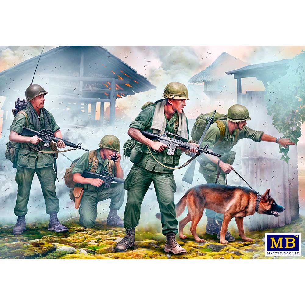 MASTER BOX Dog Patrol. Vietnam War series