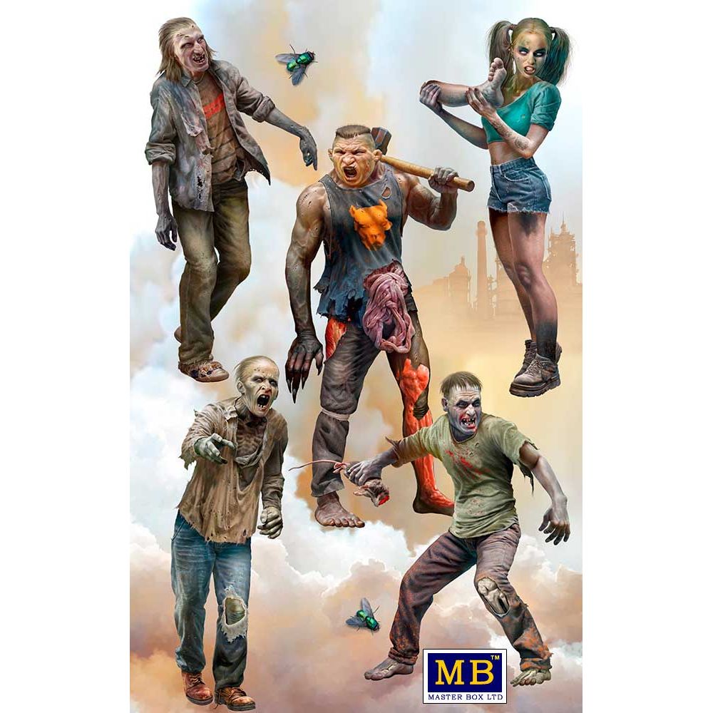 MASTER BOX Zombieland Series, Kit No. 2. Road to freedom. Zombie