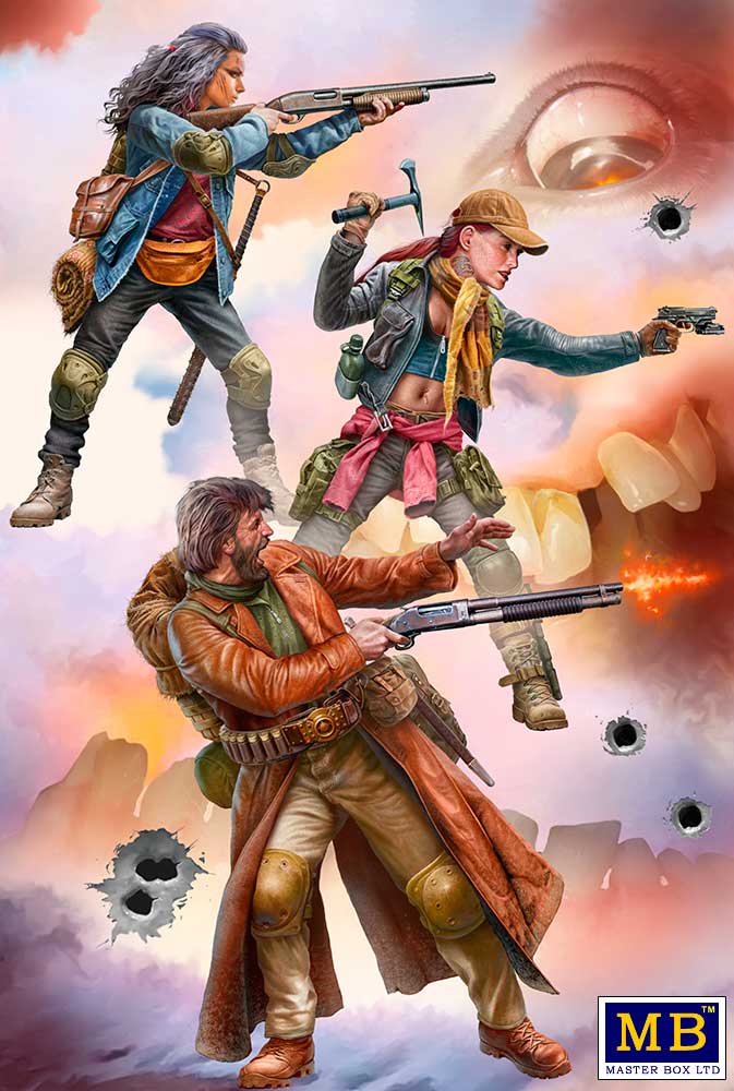 MASTER BOX Road to freedom. Zombie Hunters. Zombieland series, Kit No. 3