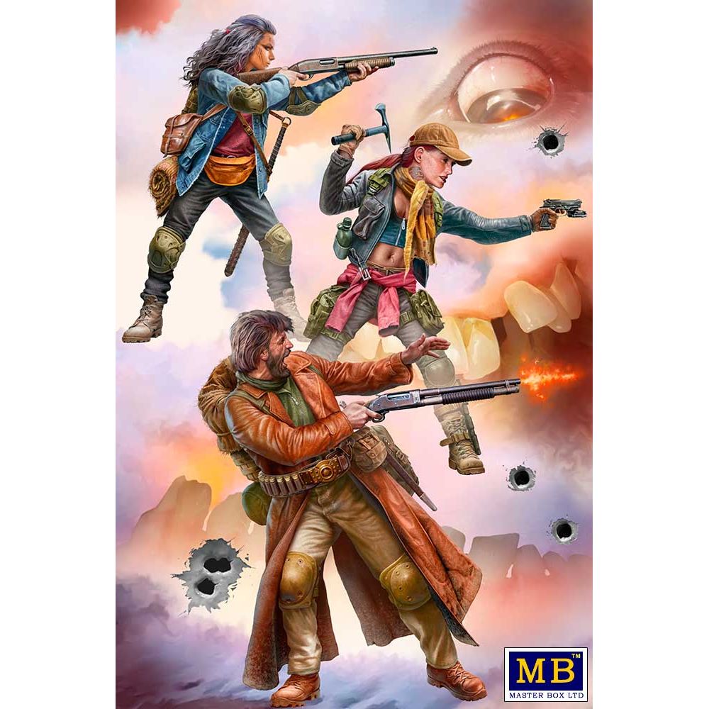 MASTER BOX Road to freedom. Zombie Hunters. Zombieland series, Kit No. 3