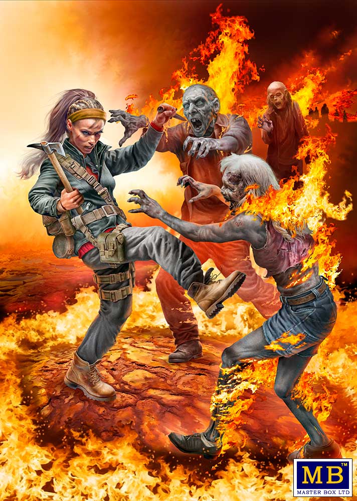 MASTER BOX Zombie Hunter - Road to Freedom! Last Chance! Zombieland Series, Kit No. 4