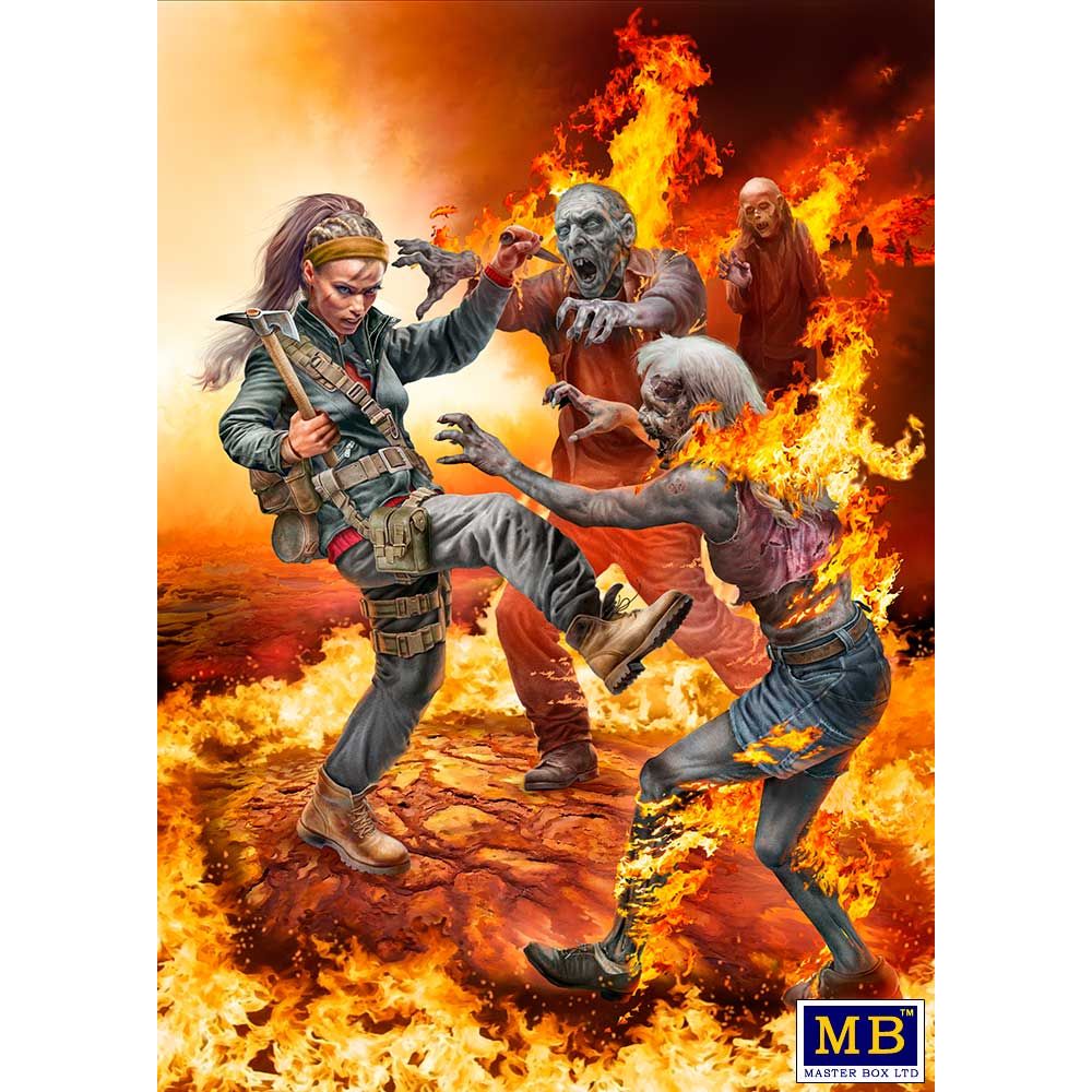 MASTER BOX Zombie Hunter - Road to Freedom! Last Chance! Zombieland Series, Kit No. 4