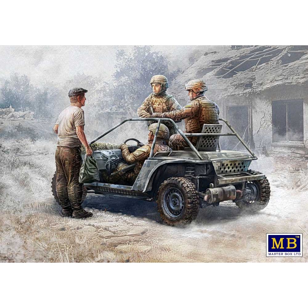 MASTER BOX Russian-Ukrainian War series. Summer 2024. Ukrainian Infantry. Kursk Region