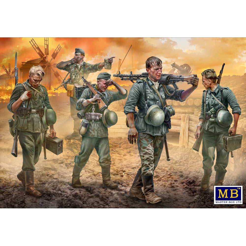 MASTER BOX Hot Summer 1941. German Infantry, WW II era