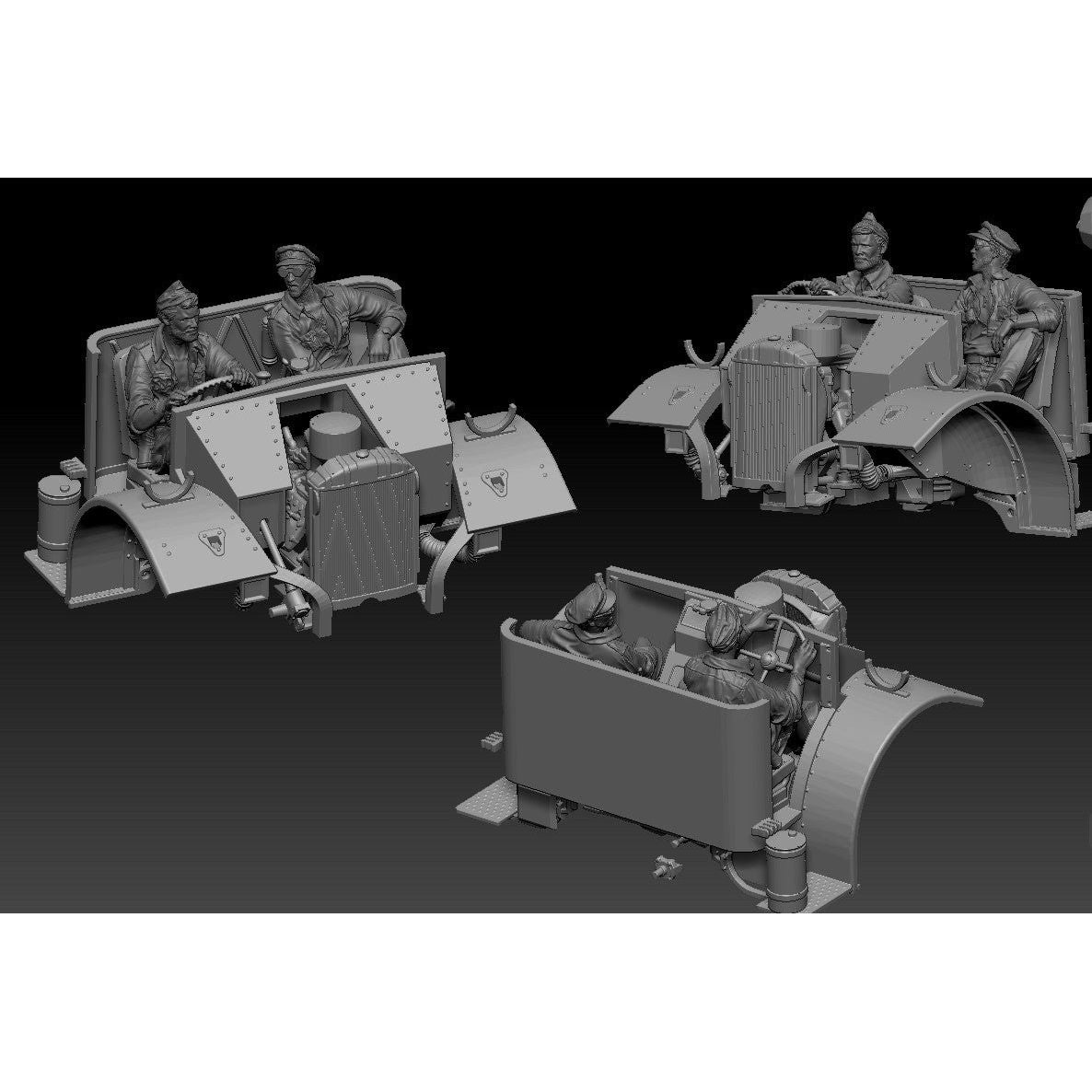 THUNDER MODEL 1/35 LRDG F30 Patrol truck Bonus edition