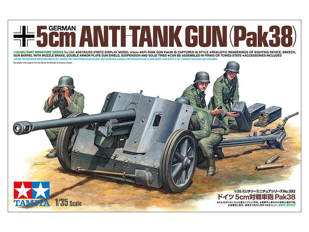 TAMIYA 1/35 German Anti-Tank Gun PAK38