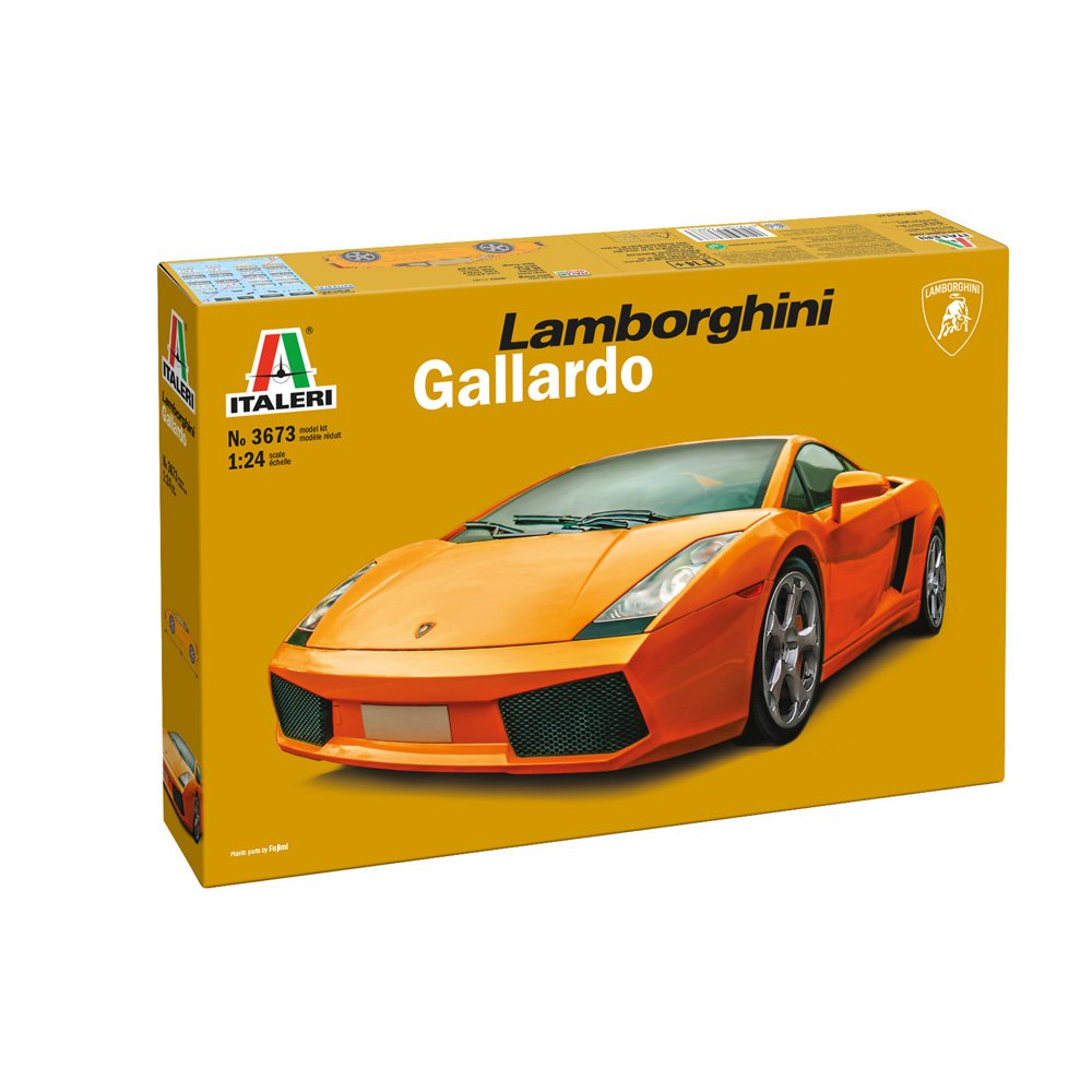 ITALERI 1/24 Lamborghini Gallardo-Plastic Parts by Fujimi - Rubber Tyres