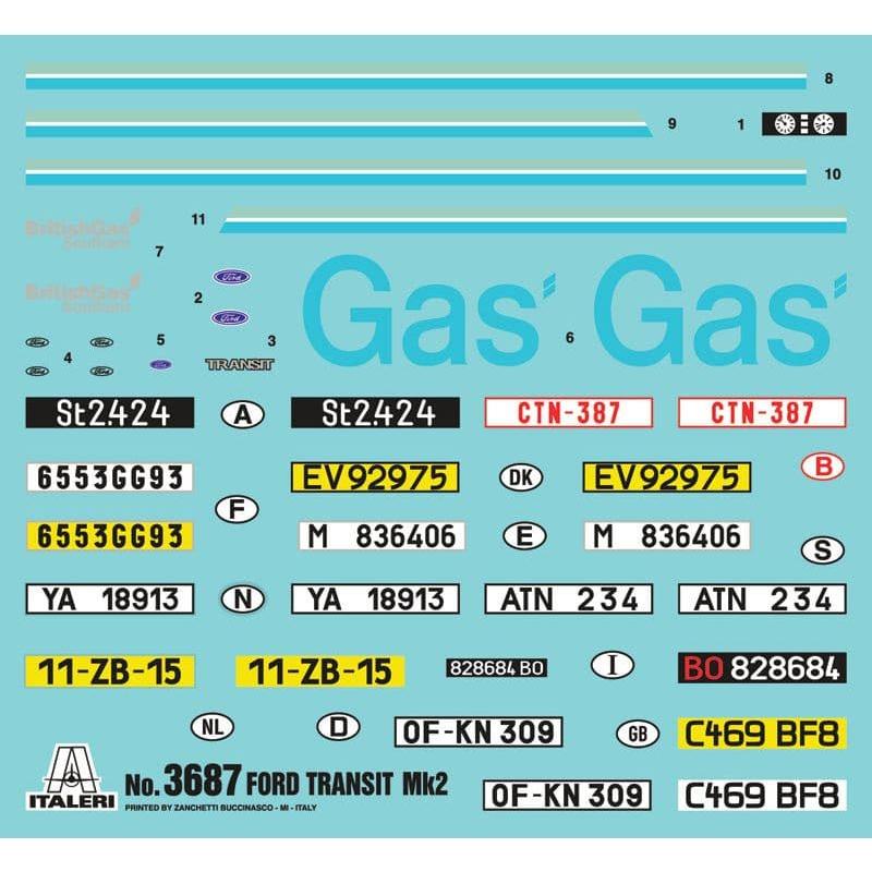 ITALERI 1/24 Ford Transit Mk.2