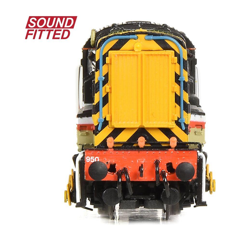 GRAHAM FARISH N Class 08 08950  'Neville Hill 1st' BR InterCity (Swallow) DCC Sound Fitted