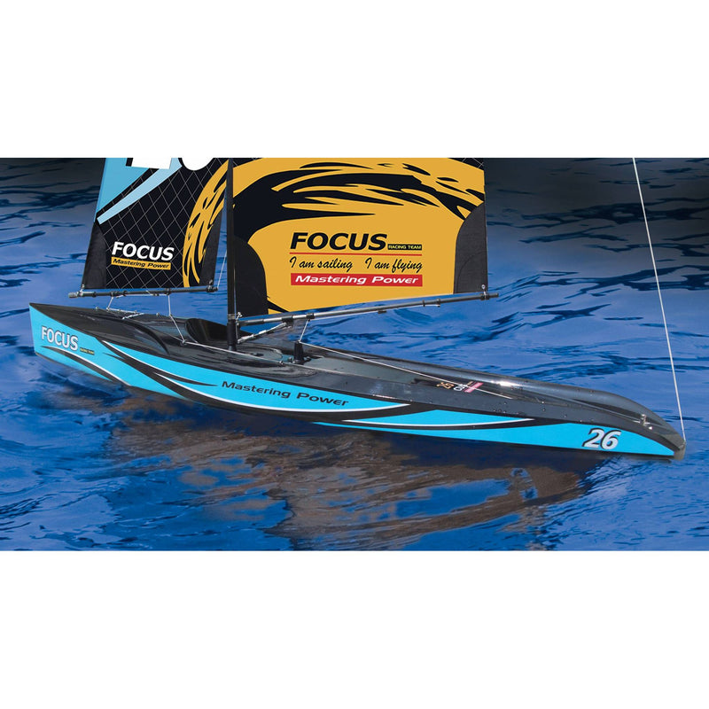 JOYSWAY Focus V3 1000mm Racing Yacht Blue RTR