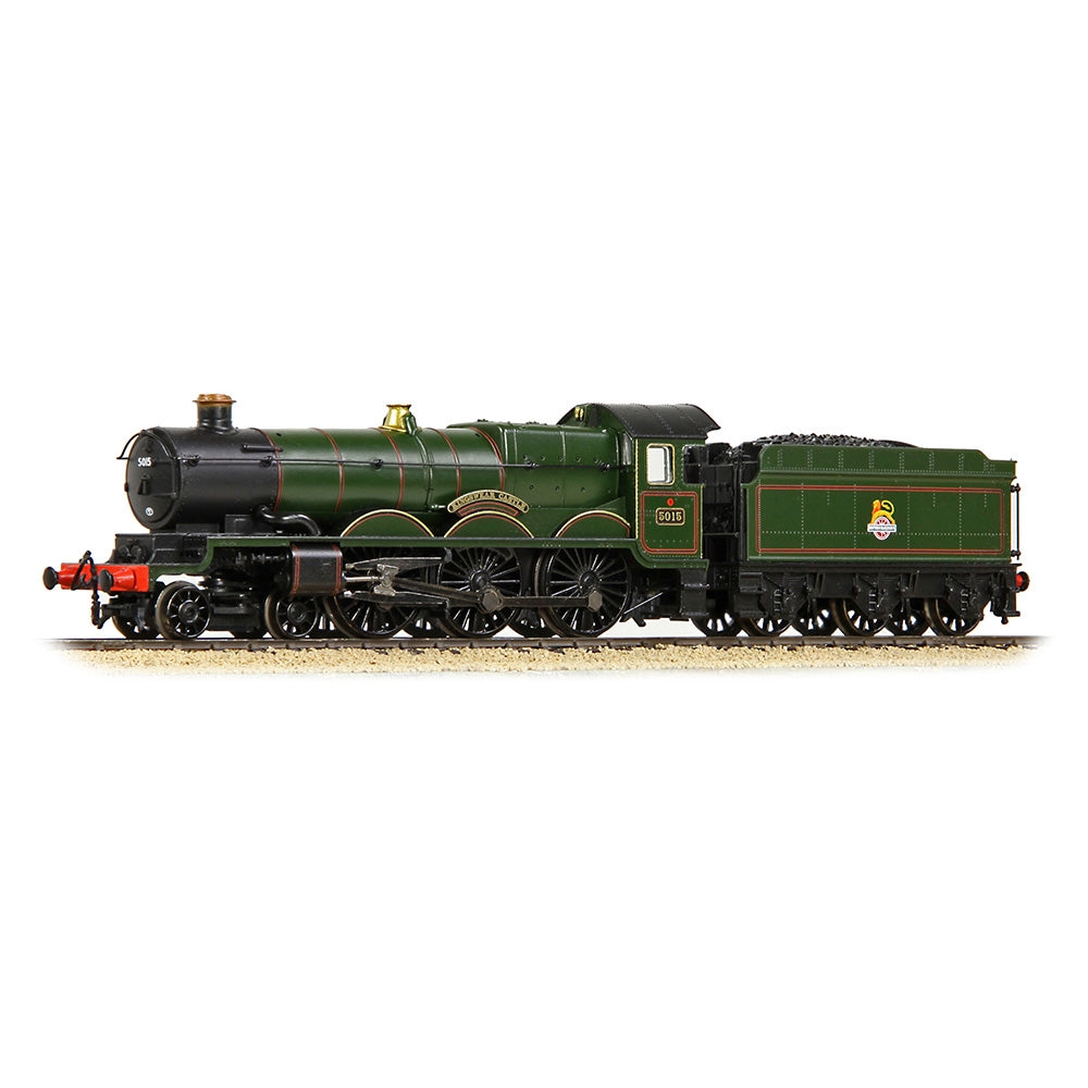 GWR 4073 'Castle' 5015 'Kingswear Castle' BR Lined Green (Early Emblem)