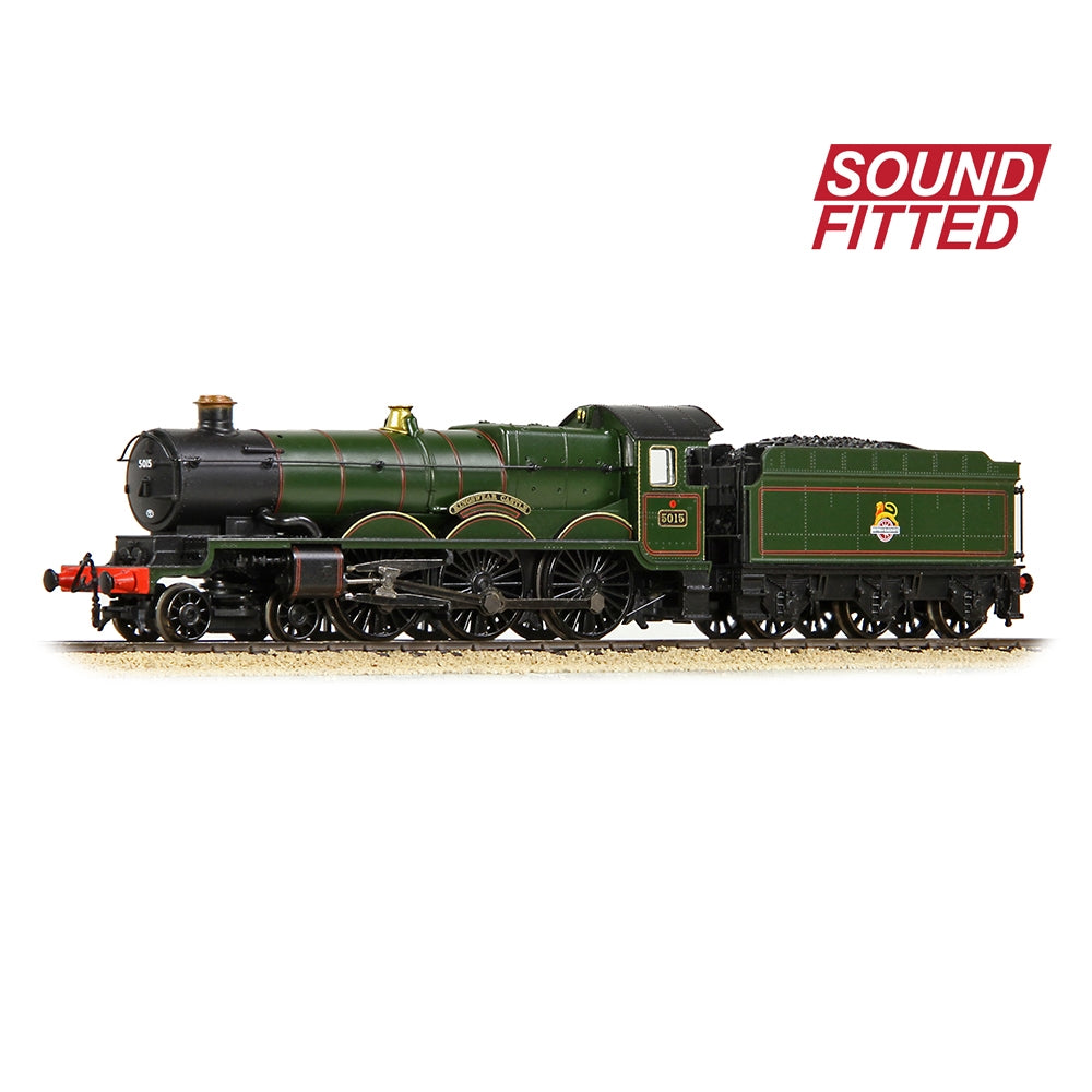 GWR 4073 'Castle' 5015 'Kingswear Castle' BR Lined Green (Early Emblem) Sound Fitted