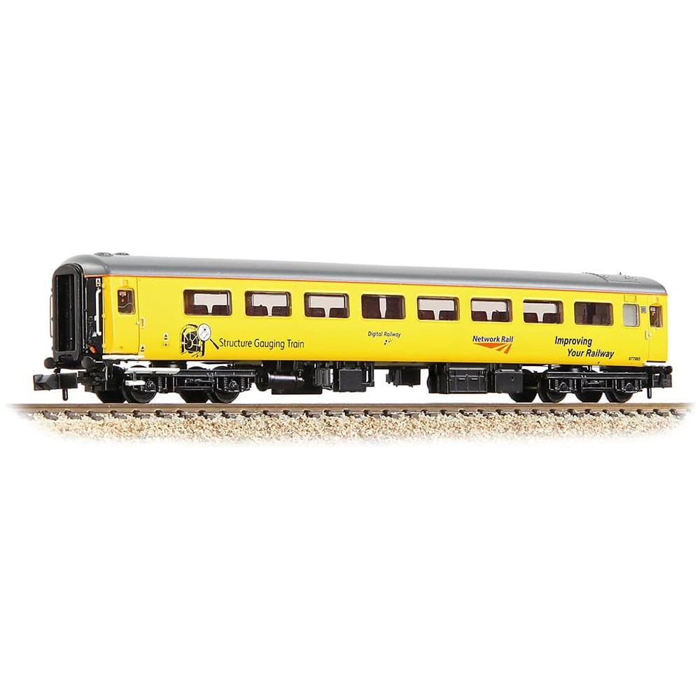 GRAHAM FARISH N BR MK2F TSO Tourist Second Open Network Rail Yellow