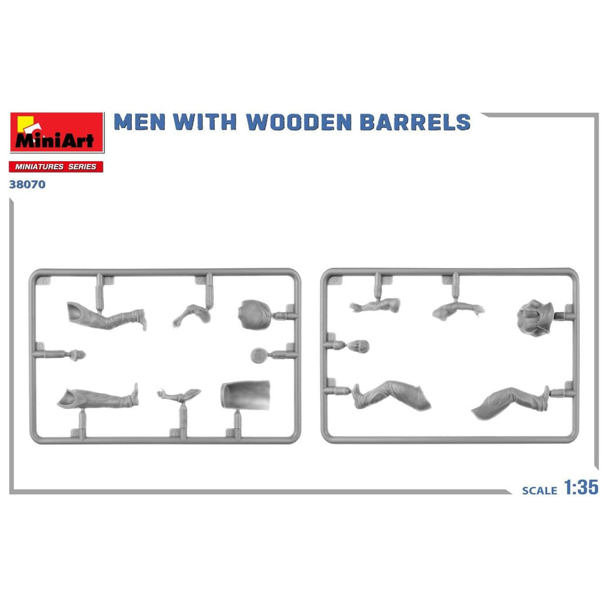 MINIART 1/35 Men with Wooden Barrels