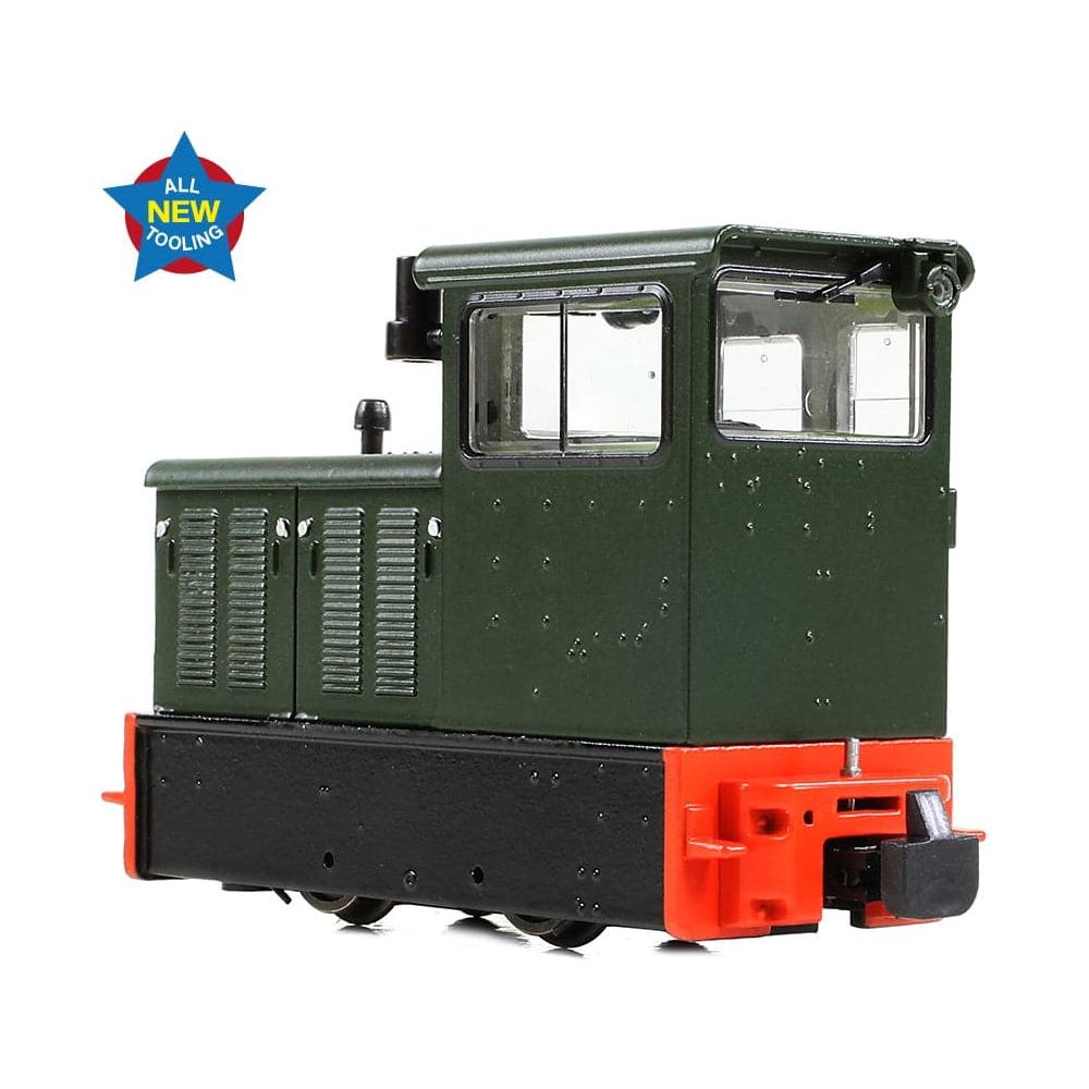 BACHMANN NARROW GAUGE OO9 Baguley-Drewry 70hp Diesel Green