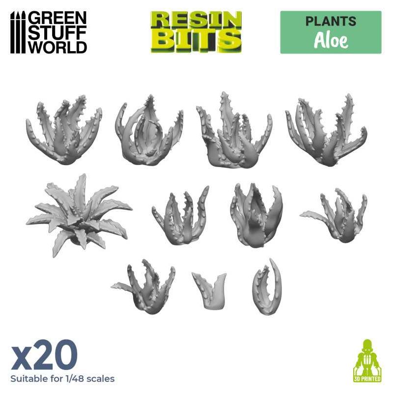 GREEN STUFF WORLD 3D printed set - Aloe