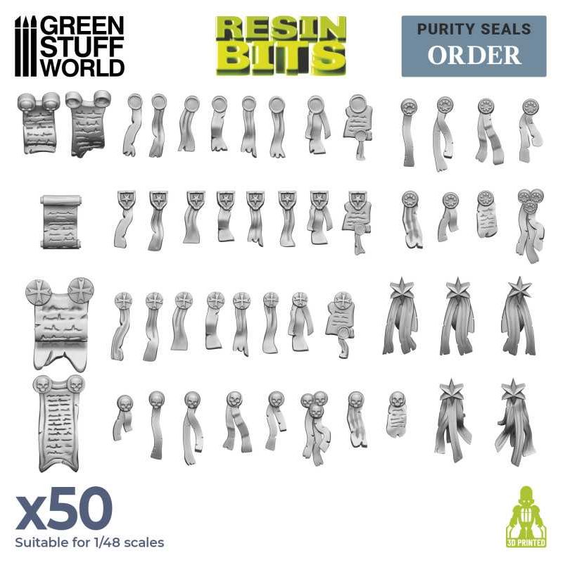 GREEN STUFF WORLD 3D printed set - Purity Seals - ORDER