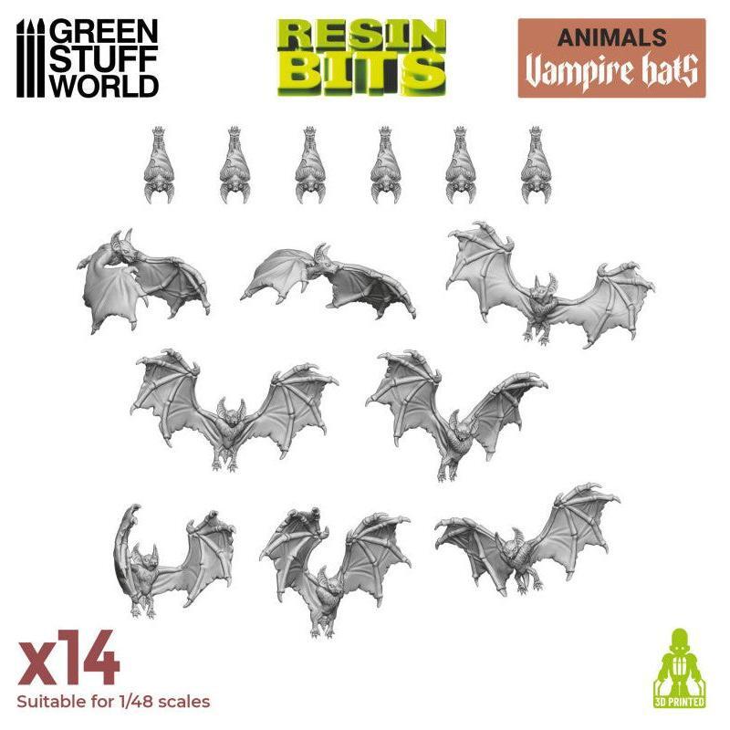 GREEN STUFF WORLD 3D printed set - Vampire Bats