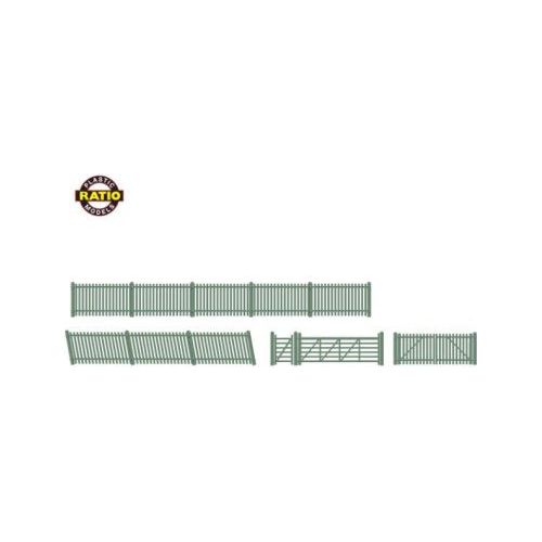 PECO RATIO PICKET FENCING GREEN (INC.GATES & RAMPS)
