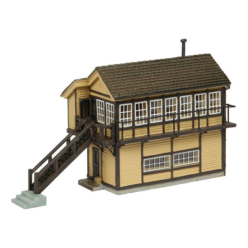 Scenecraft Wroxham Signal Box Brown & Cream