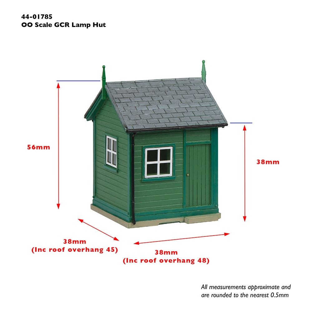 SCENECRAFT OO GCR Lamp Hut Green